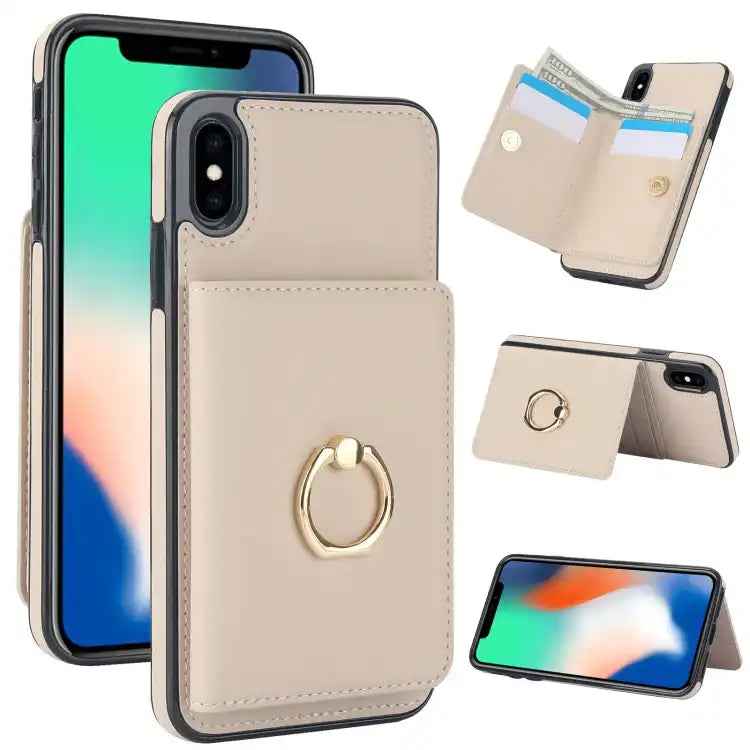 RFID Anti-theft Card Ring Holder Phone Case