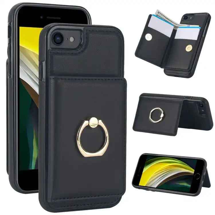 RFID Anti-theft Card Ring Holder Phone Case