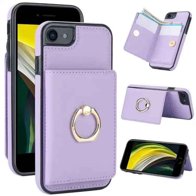 RFID Anti-theft Card Ring Holder Phone Case