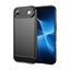Brushed Texture Carbon Fiber TPU Phone Case