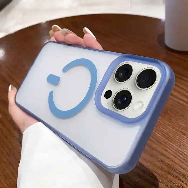 Dual-Side Frosted MagSafe Clear Phone Case