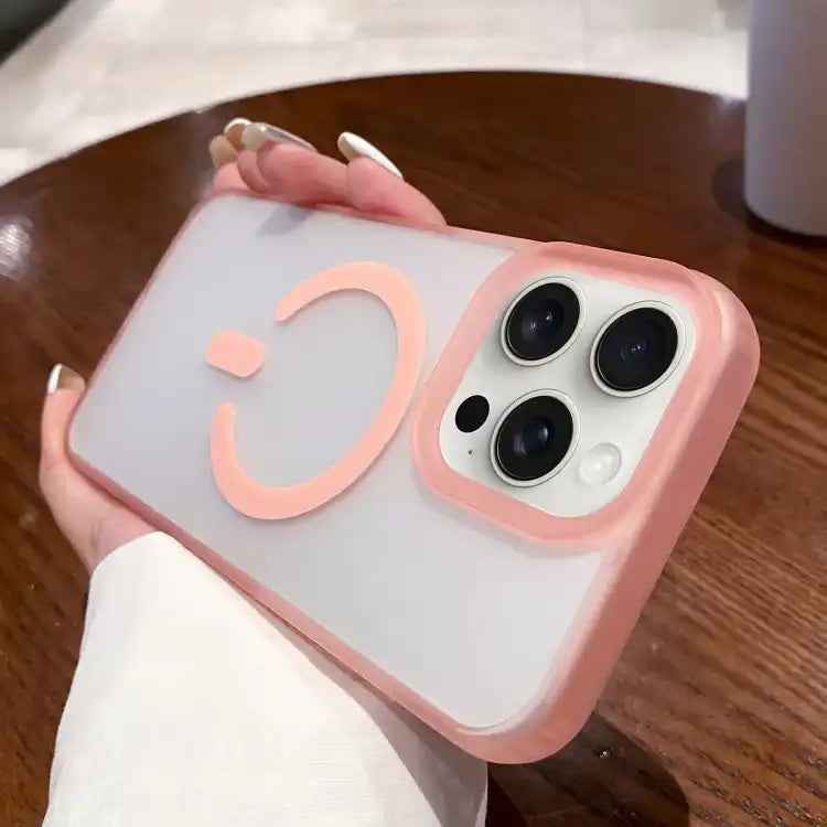 Dual-Side Frosted MagSafe Clear Phone Case