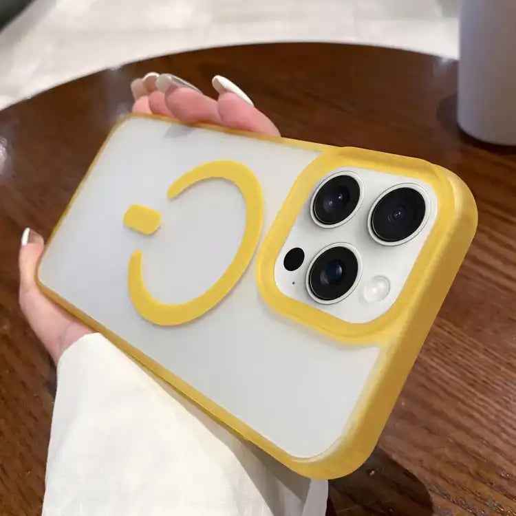 Dual-Side Frosted MagSafe Clear Phone Case
