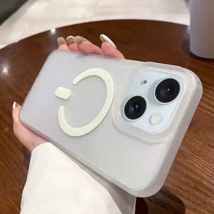 Dual-Side Frosted MagSafe Clear Phone Case