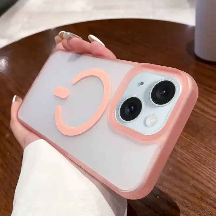 Dual-Side Frosted MagSafe Clear Phone Case