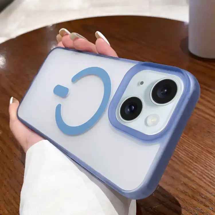 Dual-Side Frosted MagSafe Clear Phone Case