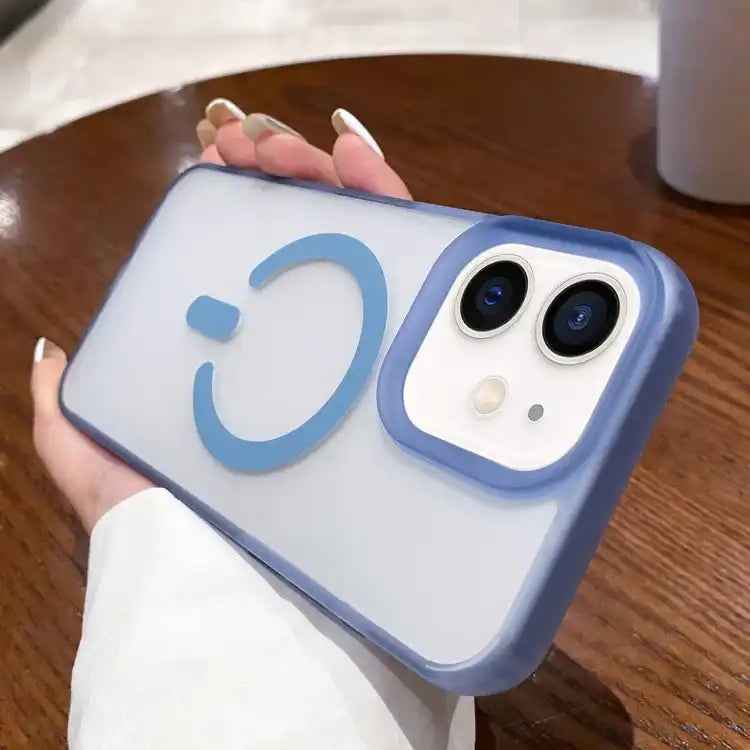 Dual-Side Frosted MagSafe Clear Phone Case