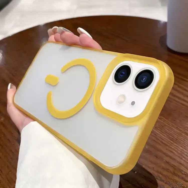Dual-Side Frosted MagSafe Clear Phone Case