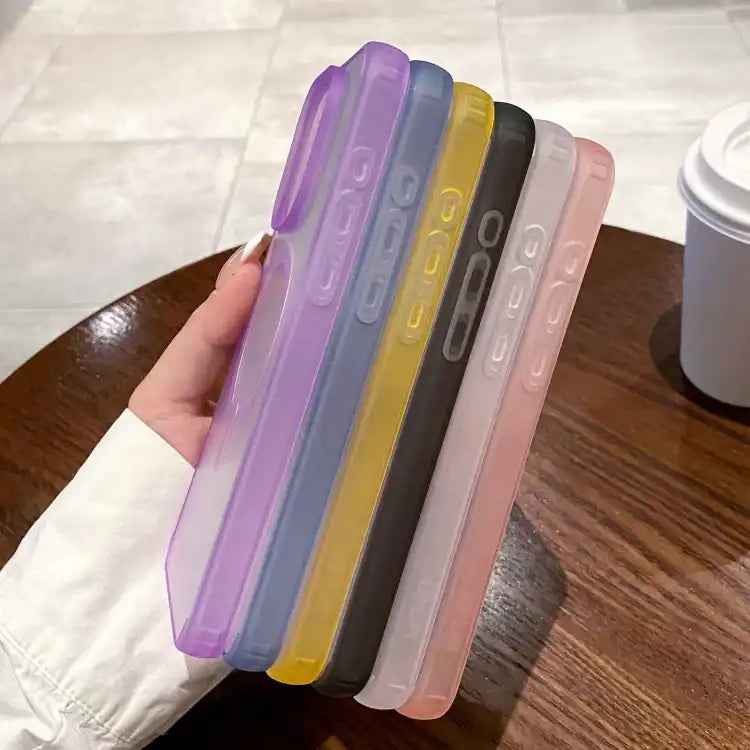 Dual-Side Frosted MagSafe Clear Phone Case