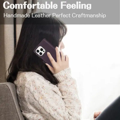 YM016 Rhombic Zipper Card Wallet Leather Phone Case with Lanyard