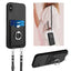 R20 Crossbody Rope Ring Card Holder Phone Case