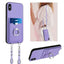 R20 Crossbody Rope Ring Card Holder Phone Case
