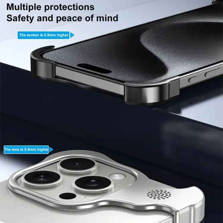 Aromatherapy Alloy Frameless Phone Case