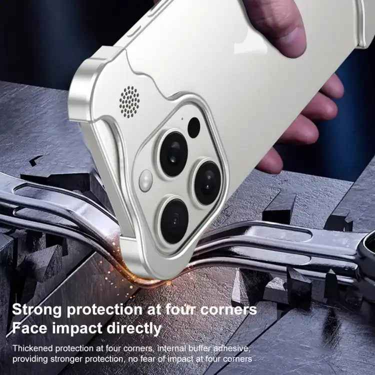 Aromatherapy Alloy Frameless Phone Case