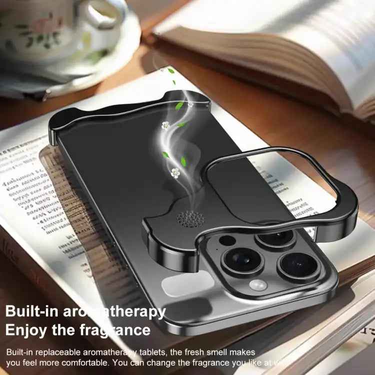 Aromatherapy Alloy Frameless Phone Case