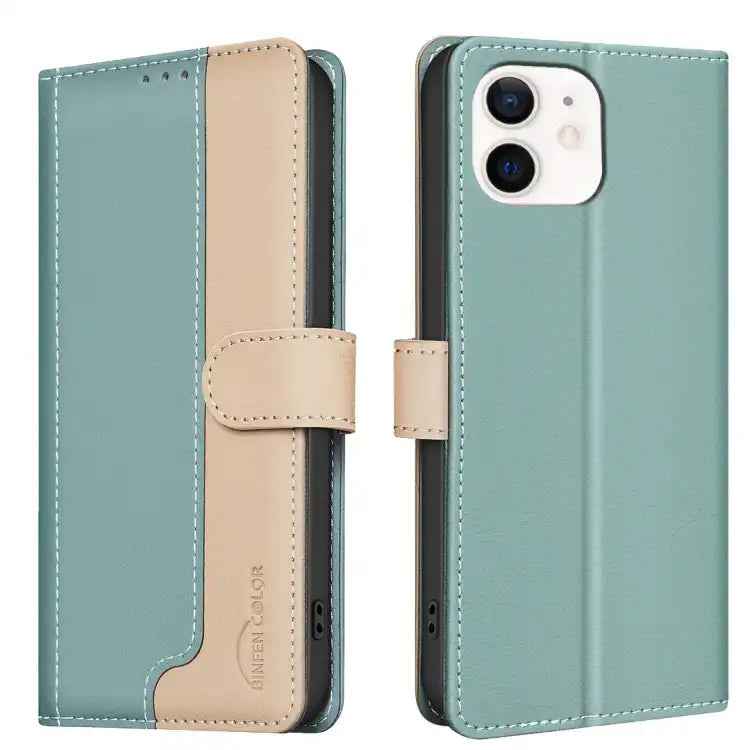 Color Matching RFID Anti-theft Leather Phone Case