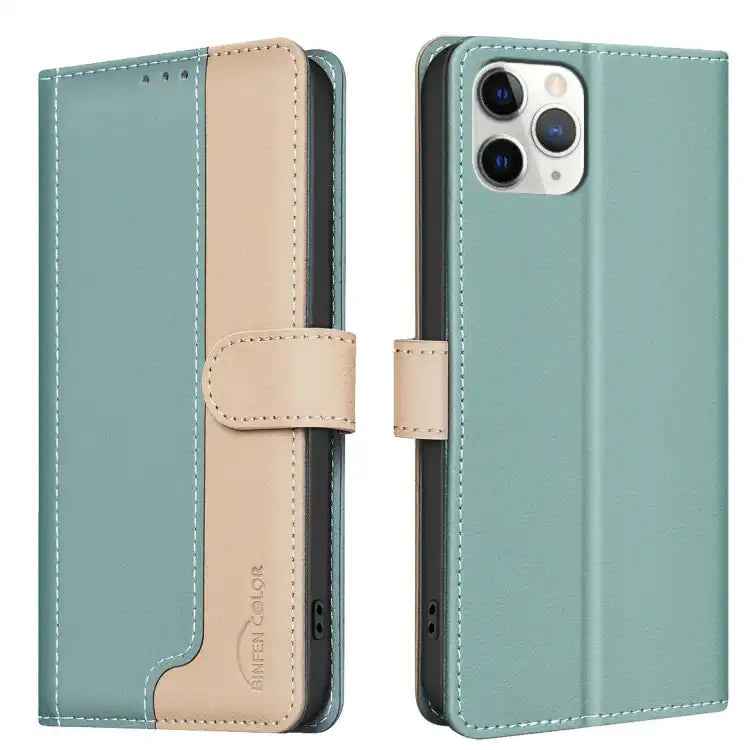 Color Matching RFID Anti-theft Leather Phone Case