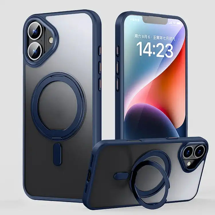 360 Rotating MagSafe Magnetic Frosted Phone Case