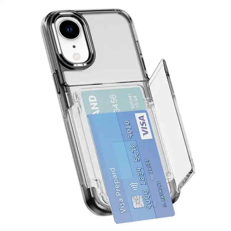Card Holder Acrylic Hybrid TPU Phone Case