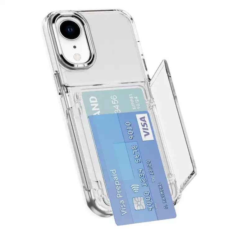 Card Holder Acrylic Hybrid TPU Phone Case
