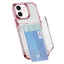 Card Holder Acrylic Hybrid TPU Phone Case