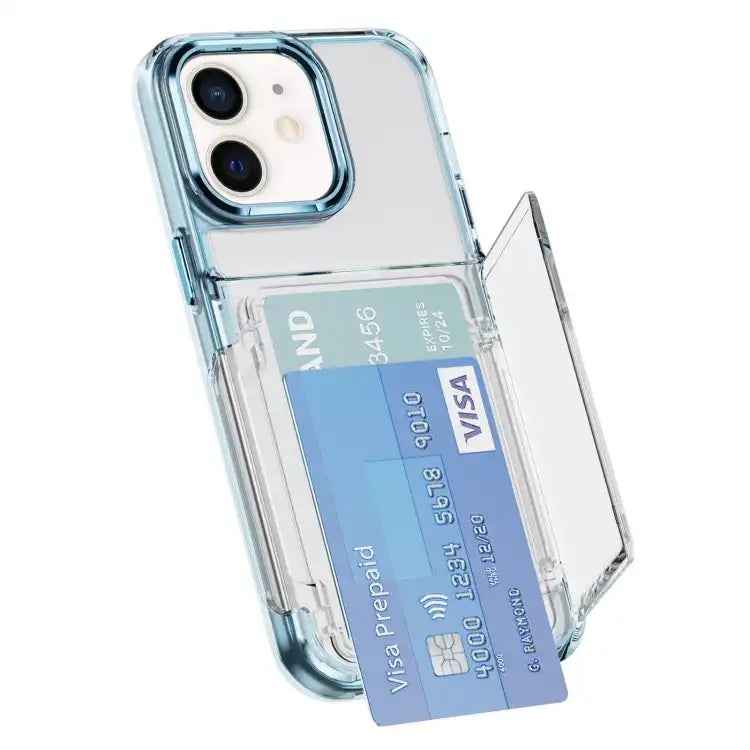 Card Holder Acrylic Hybrid TPU Phone Case