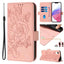 Embossed Rose RFID Anti-theft Leather Phone Case