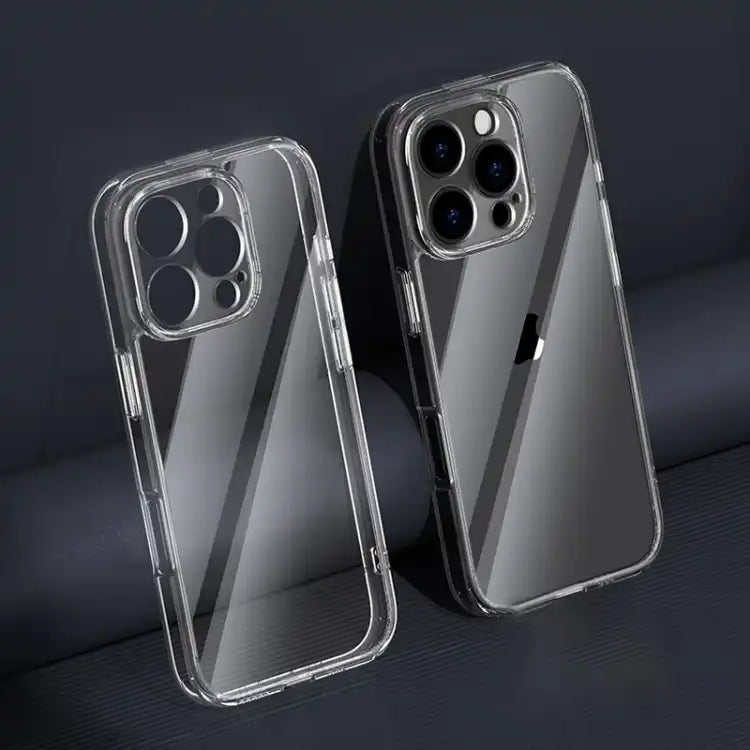 Four Corner Airbag Transparent Glass Phone Case