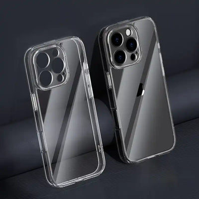 Four Corner Airbag Transparent Glass Phone Case