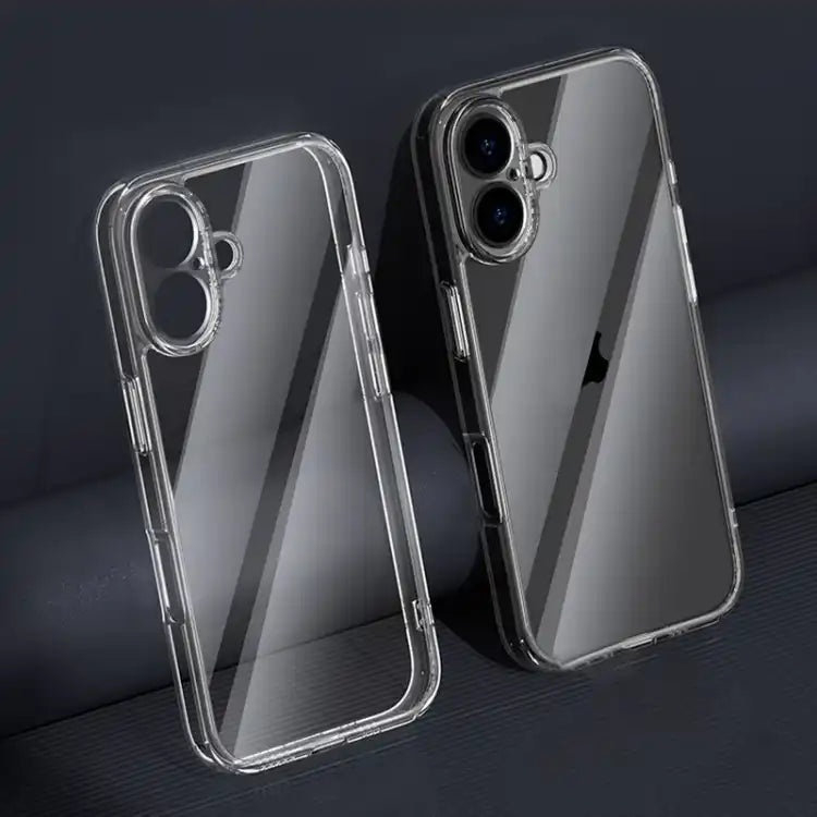 Four Corner Airbag Transparent Glass Phone Case