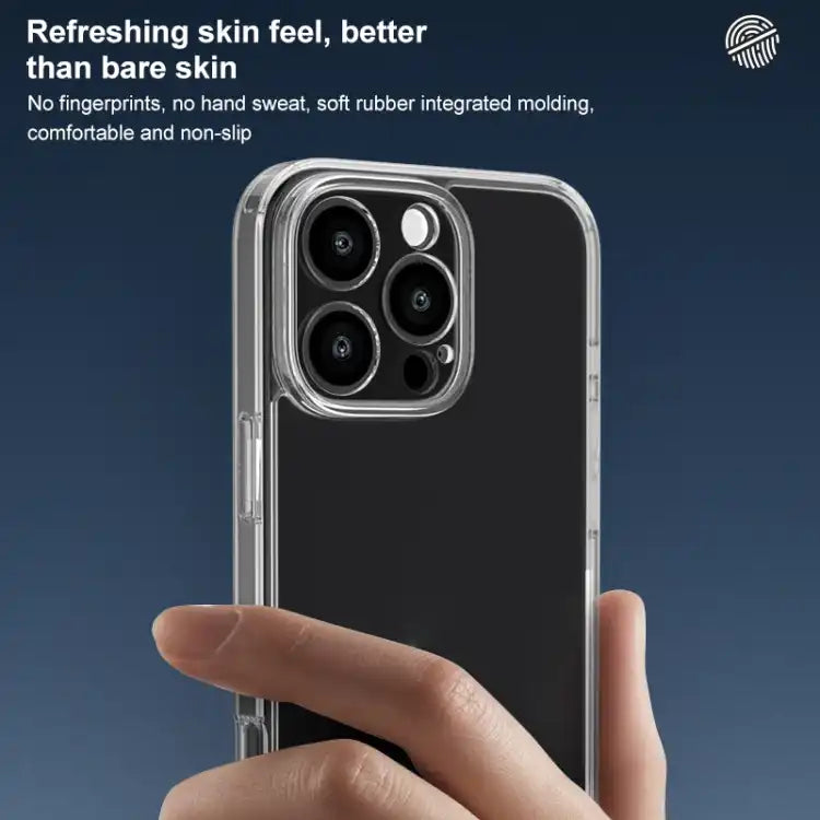 Four Corner Airbag Transparent Glass Phone Case