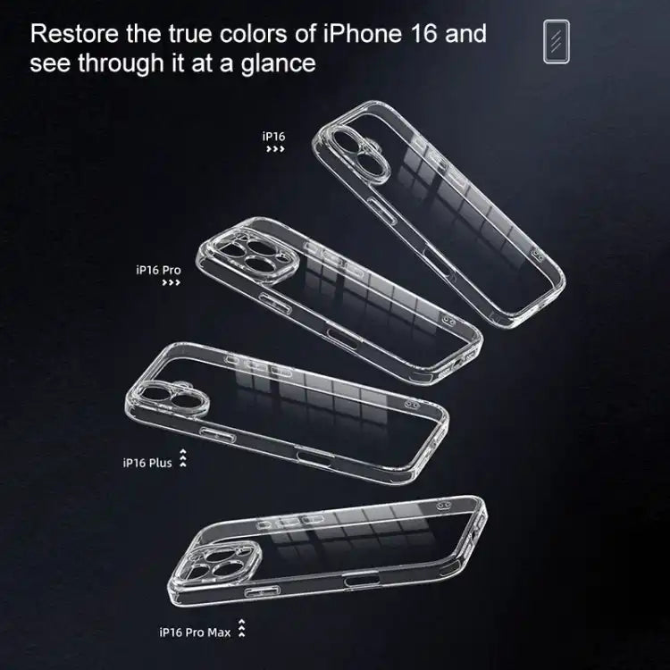 Four Corner Airbag Transparent Glass Phone Case