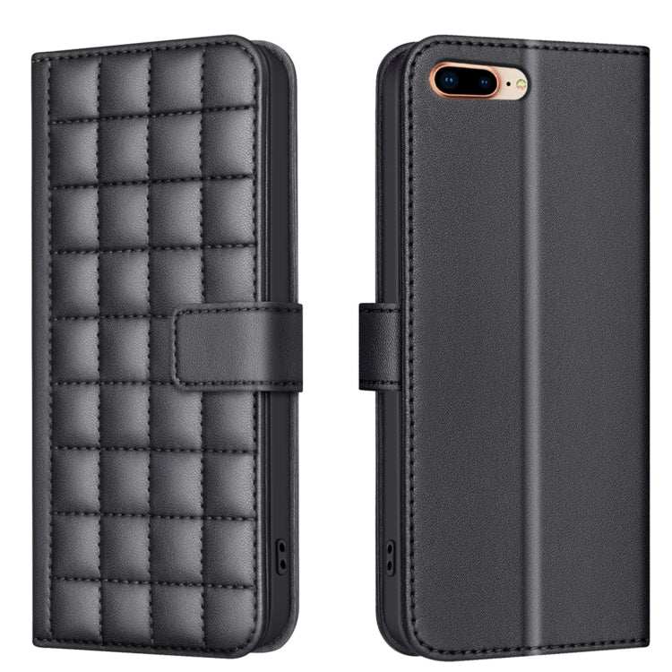 Square Texture Leather Phone Case