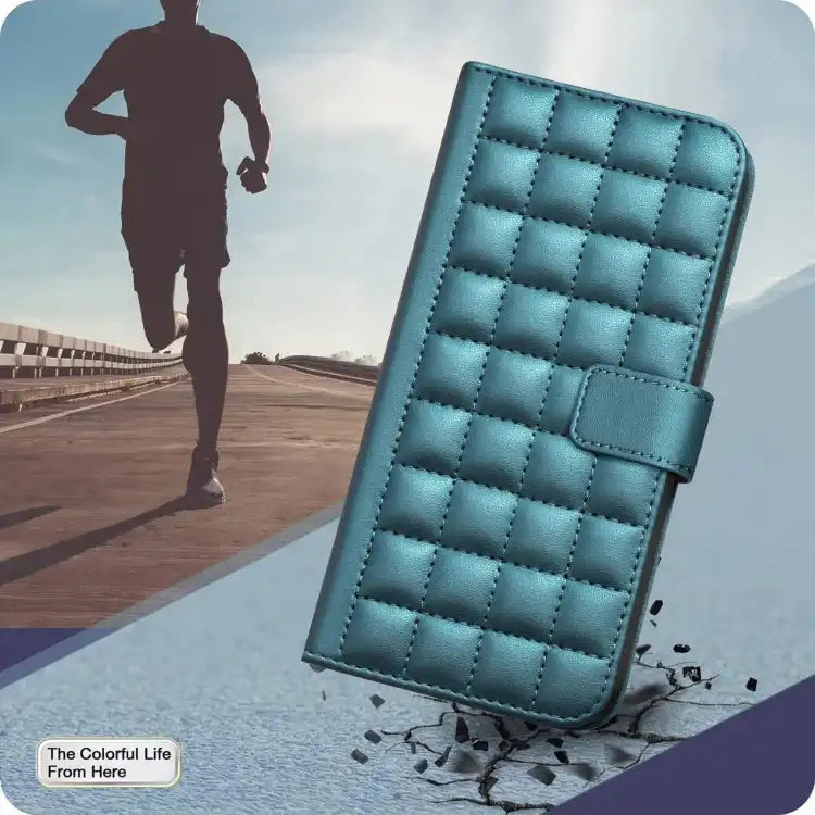 Square Texture Leather Phone Case