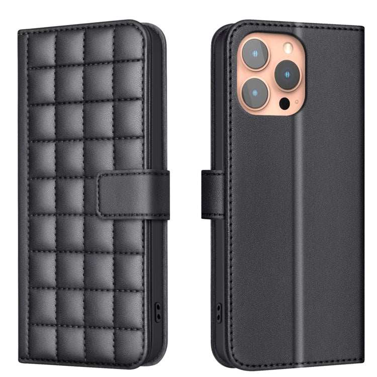 Square Texture Leather Phone Case