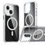 Magsafe Dual-Color Transparent Black Full Coverage Phone Case