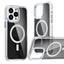 Magsafe Dual-Color Transparent Black Full Coverage Phone Case