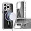 Magsafe Dual-Color Transparent Black Full Coverage Phone Case