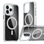 Magsafe Dual-Color Transparent Black Full Coverage Phone Case