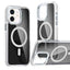 Magsafe Dual-Color Transparent Black Full Coverage Phone Case