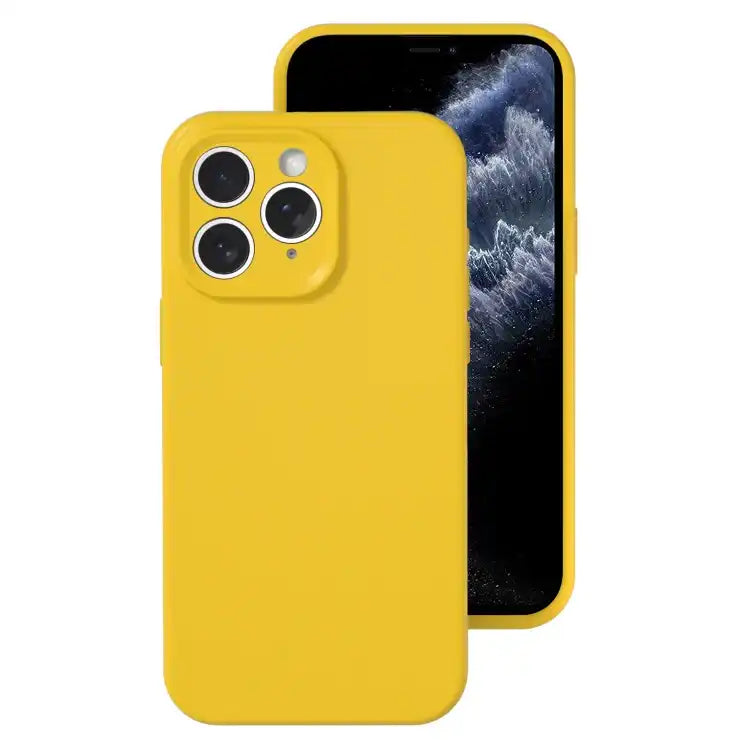 Precise Hole Liquid Silicone Jelly Color Full Coverage Phone Case