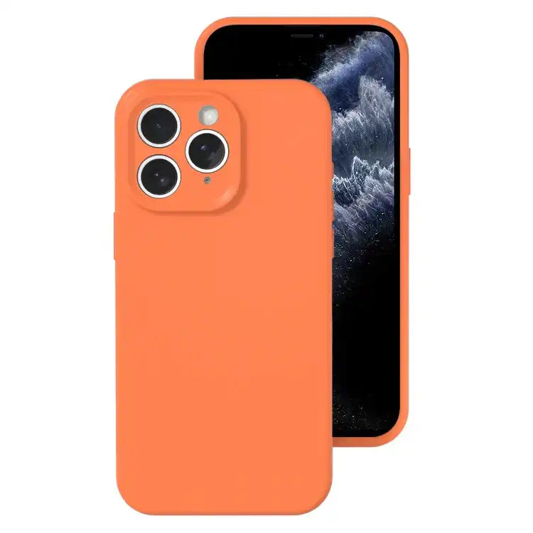 Precise Hole Liquid Silicone Jelly Color Full Coverage Phone Case