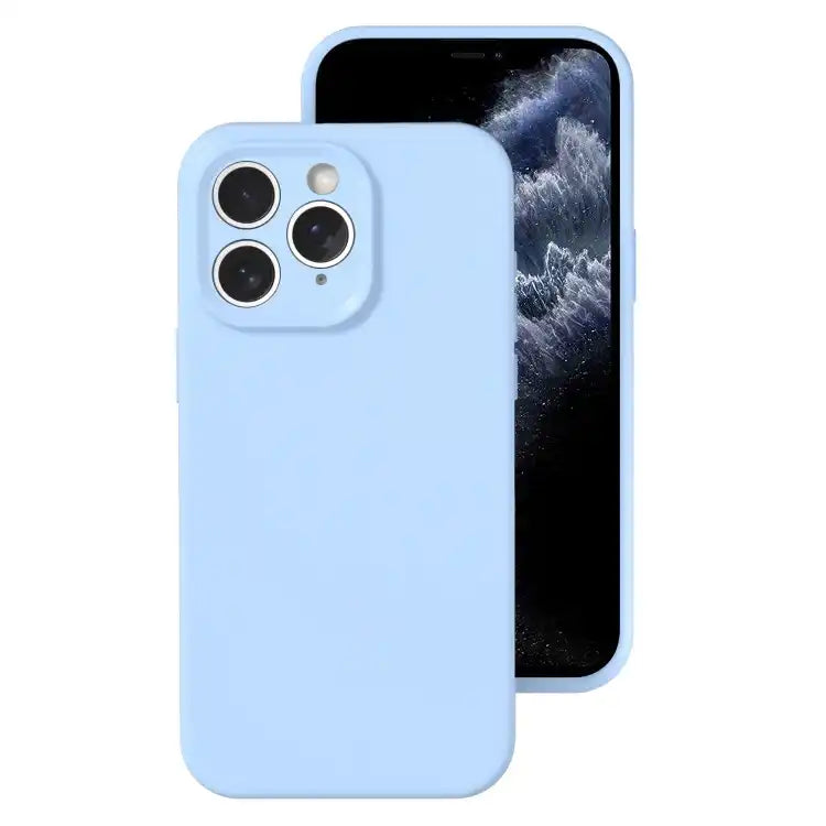Precise Hole Liquid Silicone Jelly Color Full Coverage Phone Case