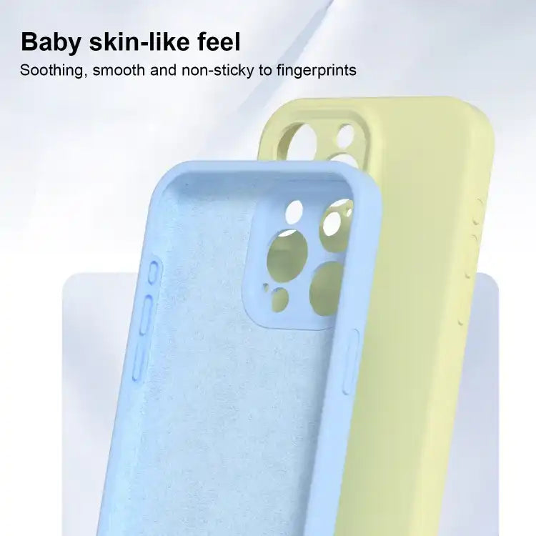 Precise Hole Liquid Silicone Jelly Color Full Coverage Phone Case