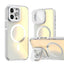 MagSafe Gradient Color Lens Film Phone Case with Lens Fold Holder