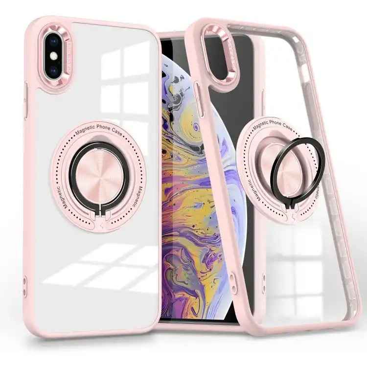Magnetic Rotating Ring Holder Phone Case