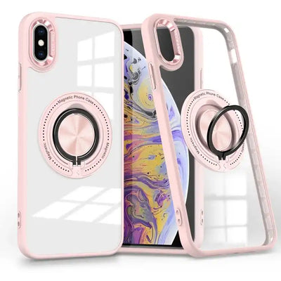 Magnetic Rotating Ring Holder Phone Case