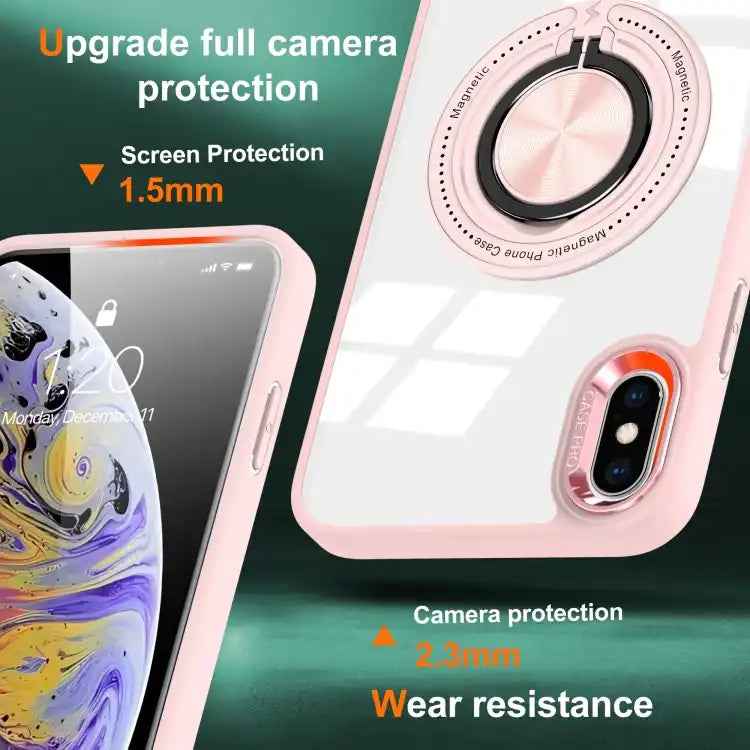 Magnetic Rotating Ring Holder Phone Case