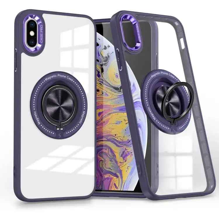 Magnetic Rotating Ring Holder Phone Case
