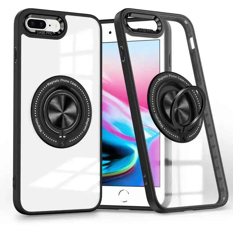 Magnetic Rotating Ring Holder Phone Case